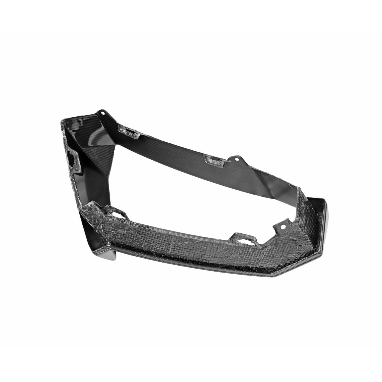 Fabspeed Carbon Fiber Front Bumper Air Intake Finishers - Lamborghini Aventador (FS-CF-LAM-AVFBF)