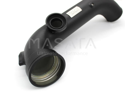 Masata BMW N54 E82 E90 E92 Aluminium Chargepipe with HKS BOV Blow Off Valve (1M, 135i & 335i)