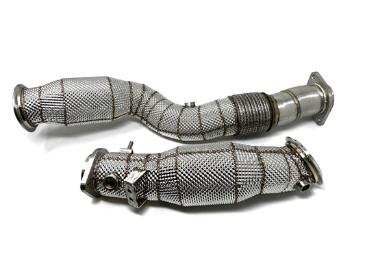 Masata BMW S58 G80 G82 G83 G87 Catted Downpipe (M2, M3, M3 Competition, M4 & M4 Competition) 200 Cells