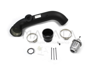 Masata BMW N54 E82 E90 E92 Aluminium Chargepipe with HKS BOV Blow Off Valve (1M, 135i & 335i)