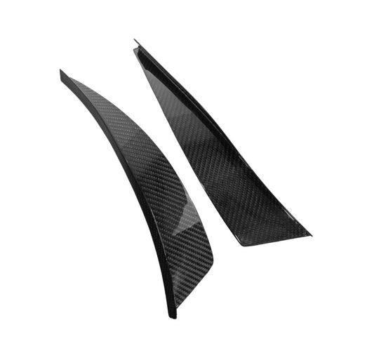 Fabspeed Carbon Fiber GT4 Version Front Bumper Canards - McLaren 570S/540C/570GT (FS-CF-MCL-GT4FC)