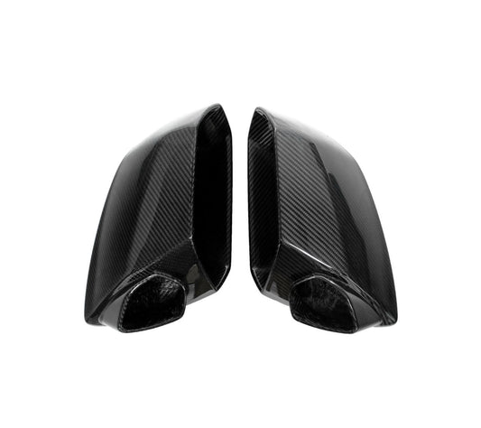 Fabspeed Carbon Fiber Outer Mirror Casing Replacements With Bases - Lamborghini Huracan (FS-CF-LAM-HUOMH)