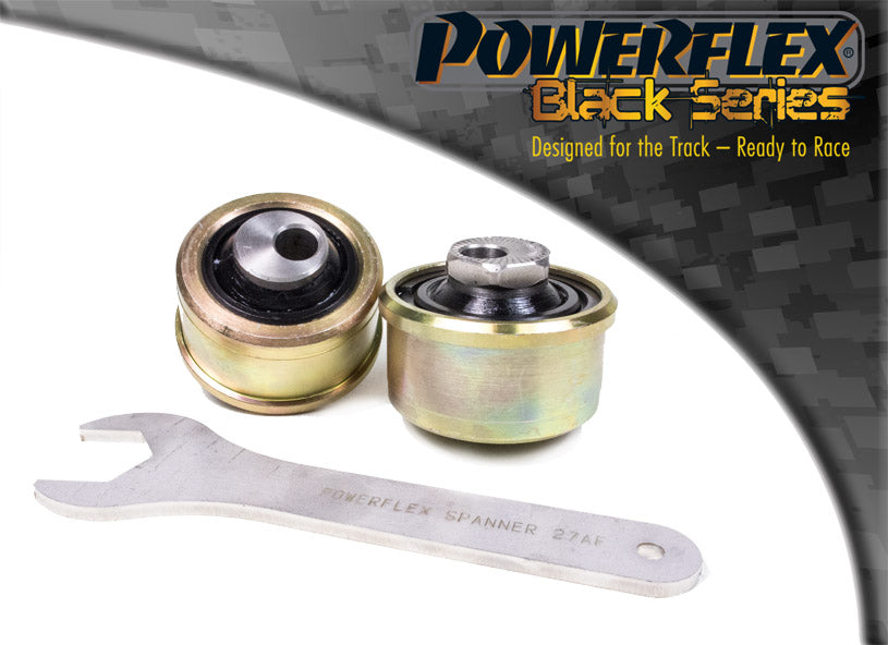 Fiat (PFF16-502GBLK) Front Arm Rear Bush Anti-Lift & Caster Adjust