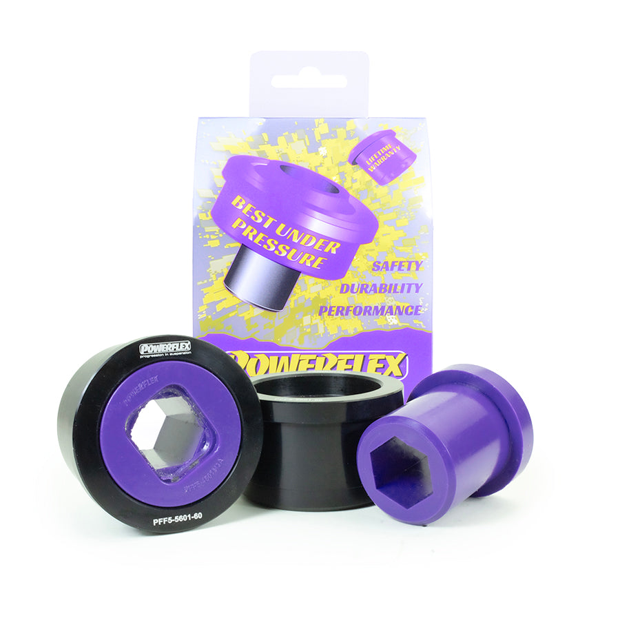 BMW (PFF5-5601M3BLK) Front Wishbone Rear Bush, Aluminium Outer