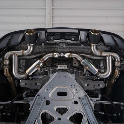 Fabspeed Porsche 718 GT4 / GTS / Spyder Valvetronic X-Pipe Exhaust System 2020 Onwards (FS.POR.718GT4.VLVXXX)