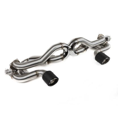 Fabspeed Porsche 718 GT4 / GTS / Spyder Valvetronic X-Pipe Exhaust System 2020 Onwards (FS.POR.718GT4.VLVXXX)