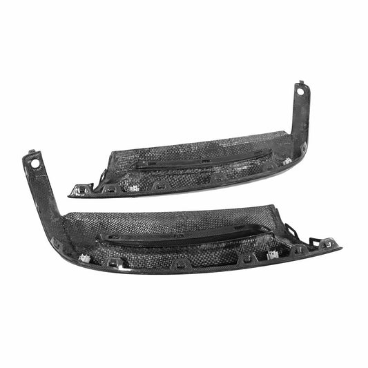 Fabspeed Carbon Fiber Right and Left Lower Rear Bumper Panel Finishers - Porsche 981 Boxster Cayman (FS-CF-POR-981RB)