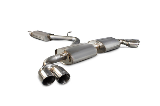 Audi Tt Mk2 3.2 V6/Tt S Mk2 Resonated Cat-Back System (SAU026)