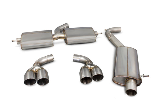 Audi Tt Mk2 3.2 V6/Tt S Mk2 Resonated Cat-Back System (SAU026)