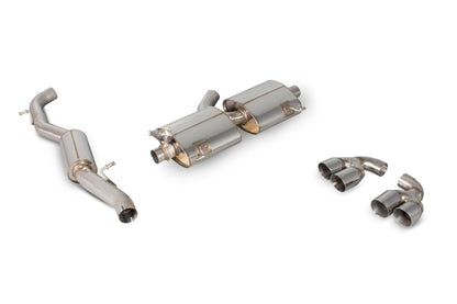 Audi S1 2.0 TFSI Quattro Resonated Cat-Back System With Electronic Valves (SAU045D)