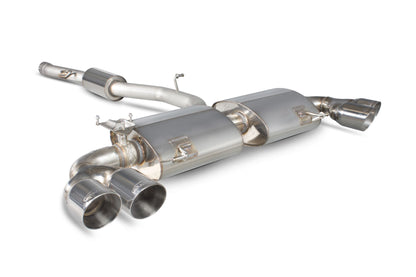 Audi S1 2.0 TFSI Quattro Resonated Cat-Back System With Electronic Valves (SAU045D)