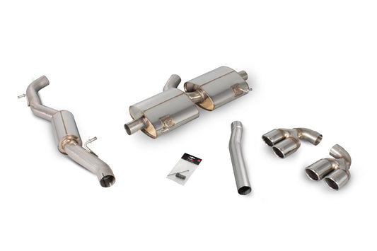 Audi S1 2.0 TFSI Quattro Resonated Cat-Back System Without Valves (SAU047)