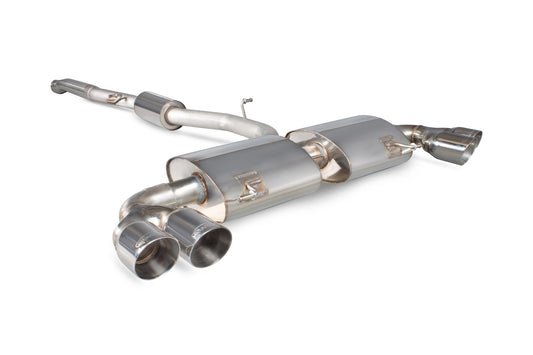Audi S1 2.0 TFSI Quattro Resonated Cat-Back System Without Valves (SAU047D)