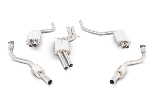 Audi RS4 B8 4.2 Fsi Quattro Avant/RS5 4.2 V8 Coupe Resonated Cat-Back System Inc Active Exhaust Valve (SAU048SYS)