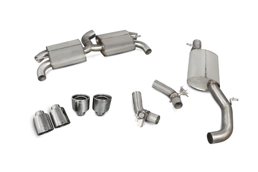 Audi Tt S Mk3 Non GPF Model Only  (Coupe Models Only) Reasonated Cat-Back  (With Valves) (SAU055)