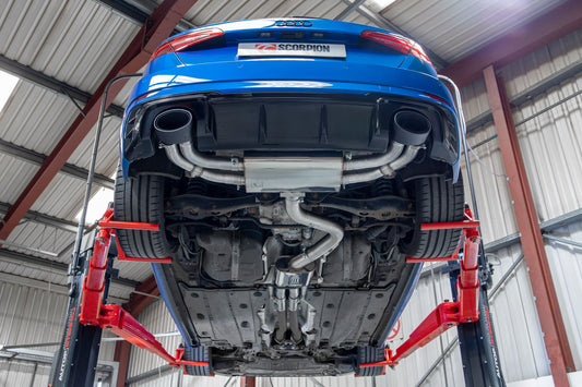 Audi RS3 8V Facelift  (GPF Models Only) Resonated Cat/GPF-Back System With Valves (SAU079CF)
