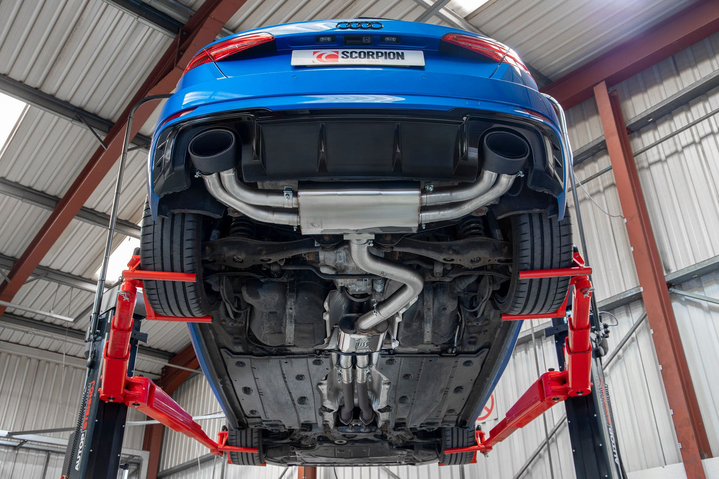Audi RS3 8V Facelift  (GPF And Non GPF Models) Resonated Cat/GPF-Back System Without Valves (SAU080CF)