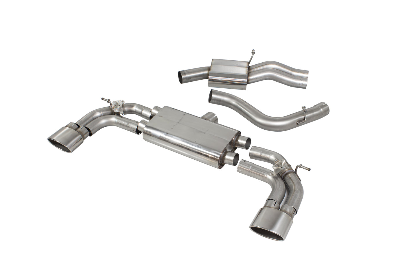 Audi RS3 Saloon 8V Mqb  (GPF And Non GPF Models) Resonated Cat-Back System With Electronic Valves (SAU083)