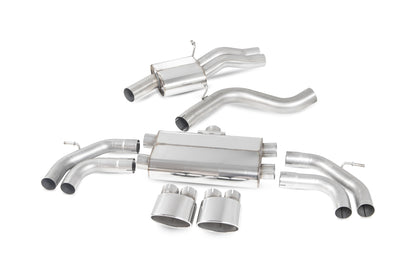 Audi RS3 Saloon 8V Mqb  (GPF And Non GPF Models) Resonated Cat-Back System With No Valves (SAU084)