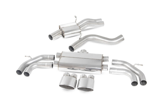 Audi RS3 Saloon 8V Mqb  (GPF And Non GPF Models) Resonated Cat-Back System With No Valves (SAU084)