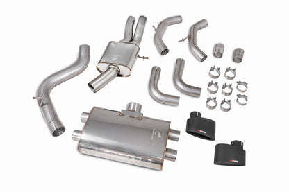 Audi RS3 Saloon 8V  (GPF And Non-GPF Models) Resonated Cat/GPF-Back System Without Valves (SAU084CF)