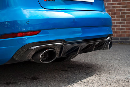 Audi RS3 Saloon 8V  (GPF And Non-GPF Models) Resonated Cat/GPF-Back System Without Valves (SAU084CF)