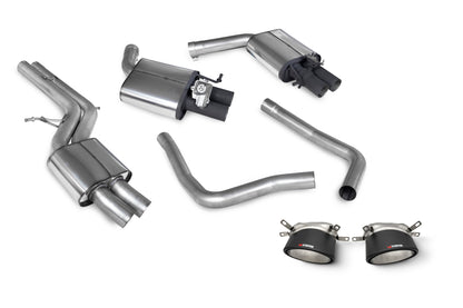Audi RS6 Avant C7 Resonated Half System With Trims (SAU087CF)