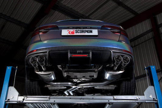 Audi S4 B9 Quattro 3.0T V6 Avant, Saloon /Sedan. Non GPF Models Resonated Half System (SAU088)