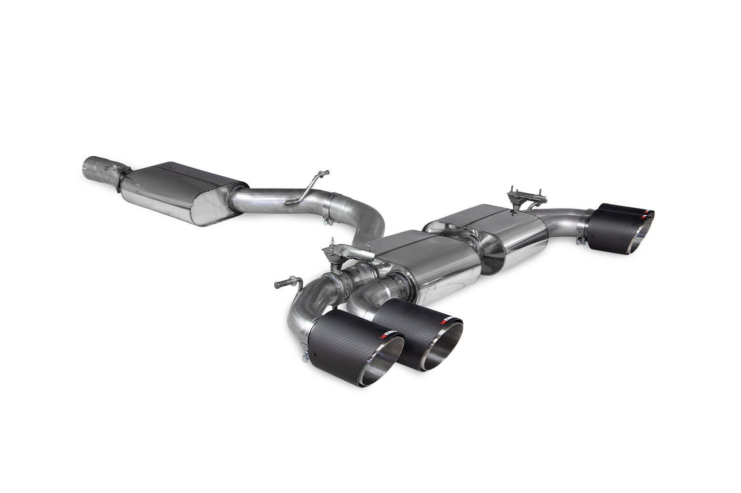 Audi S3 8Y Sportback Resonated Cat/GPF Back System & Electronic Valves (SAU093CF)