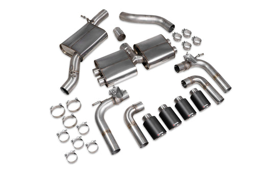 Audi S3 Saloon 8V Resonated Cat/GPF-Back System With Valves (SAU096CF)