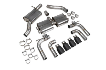 Audi S3 Saloon 8V Resonated Cat/GPF-Back System With Valves (SAU096C)