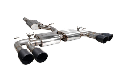 Audi S3 Saloon 8V Resonated Cat/GPF-Back System With Valves (SAU096C)