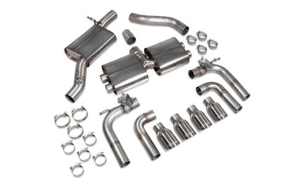 Audi S3 Saloon 8V Resonated Cat/GPF-Back System With Valves (SAU096)