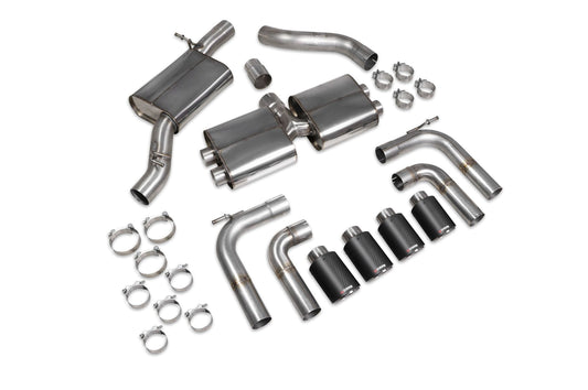 Audi S3 Saloon 8V Resonated Cat/GPF-Back System Without Valves (SAU097CF)