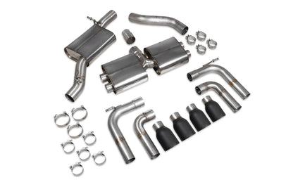 Audi S3 Saloon 8V Resonated Cat/GPF-Back System Without Valves (SAU097C)