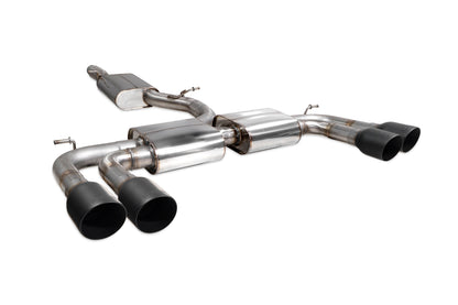 Audi S3 Saloon 8V Resonated Cat/GPF-Back System Without Valves (SAU097C)