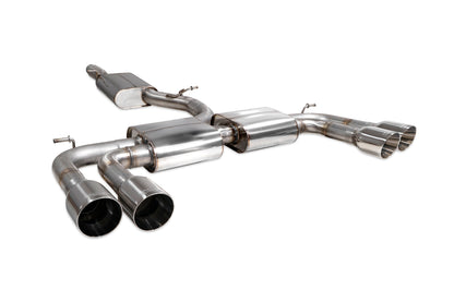 Audi S3 Saloon 8V Resonated Cat/GPF-Back System Without Valves (SAU097)