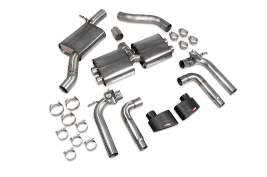 Audi S3 Saloon 8V Resonated Cat/GPF-Back System With Valves (SAU098CF)