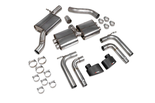 Audi S3 Saloon 8V Resonated Cat/GPF-Back System Without Valves (SAU099CF)