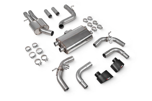 Audi RS3 8V Pre-Facelift Resonated Cat-Back System With Valves (SAU106CF)