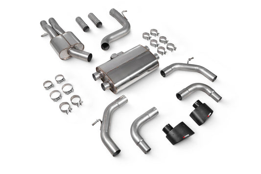 Audi RS3 8V Pre-Facelift Resonated Cat-Back System Without Valves (SAU107CF)