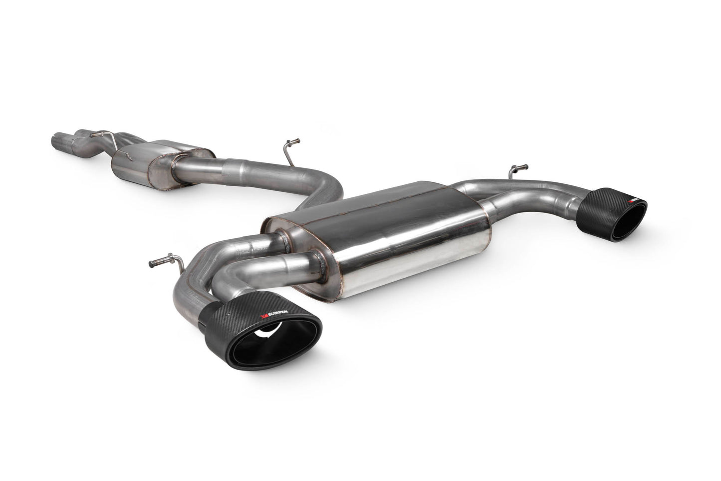 Audi RS3 8V Pre-Facelift Resonated Cat-Back System Without Valves (SAU107CF)