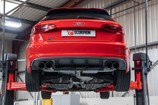 Audi S3 3-Door/Sportback 8V Resonated Cat/GPF-Back System Without Valves (SAU109)