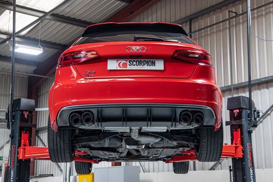 Audi S3 3-Door/Sportback 8V Resonated Cat/GPF-Back System Without Valves (SAU109CF)