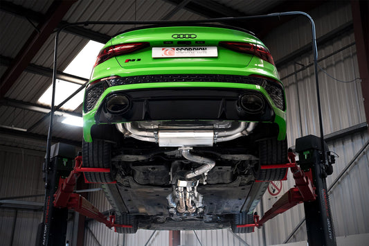 Audi RS3 8Y Saloon Resonated Cat/GPF-Back System With Valves (SAU115CF)