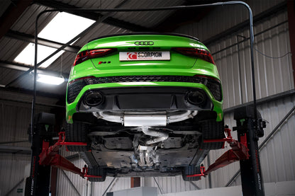 Audi RS3 8Y Saloon Resonated Cat/GPF-Back System With Valves (SAU115CF)