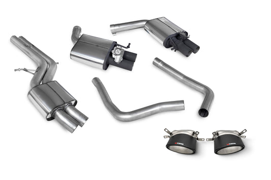 Audi RS7 C7 Resonated Half System With Trims (SAU117CF)