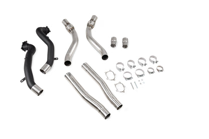 Audi RS6 Avant  (C7) / RS7  (C7), S6/S7  (C7) De-Cat Downpipes With Large Bore Front Pipes (SAUC087)