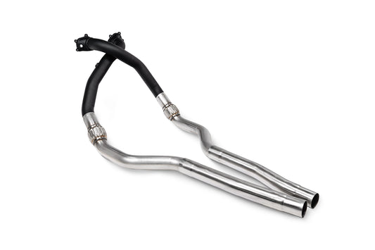Audi RS6 Avant  (C7) / RS7  (C7), S6/S7  (C7) De-Cat Downpipes With Large Bore Front Pipes (SAUC087)