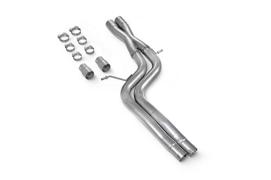 Audi S4 3.0 TFSI V6 Quattro & Avant B8/B8.5 09-16 / S5 3.0 TFSI V6 Quattro Sportback 8T 10-17 Original Centre Silencer Delete With X-Pipe (SAUP106)